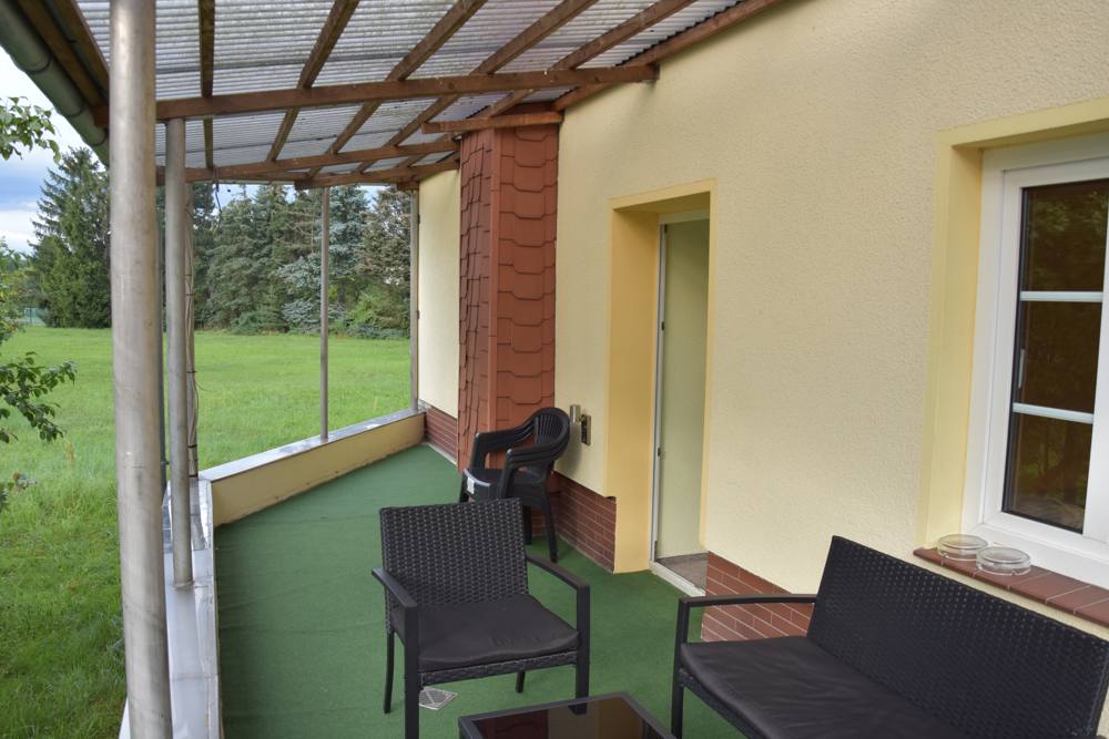 Überdachte Terrasse